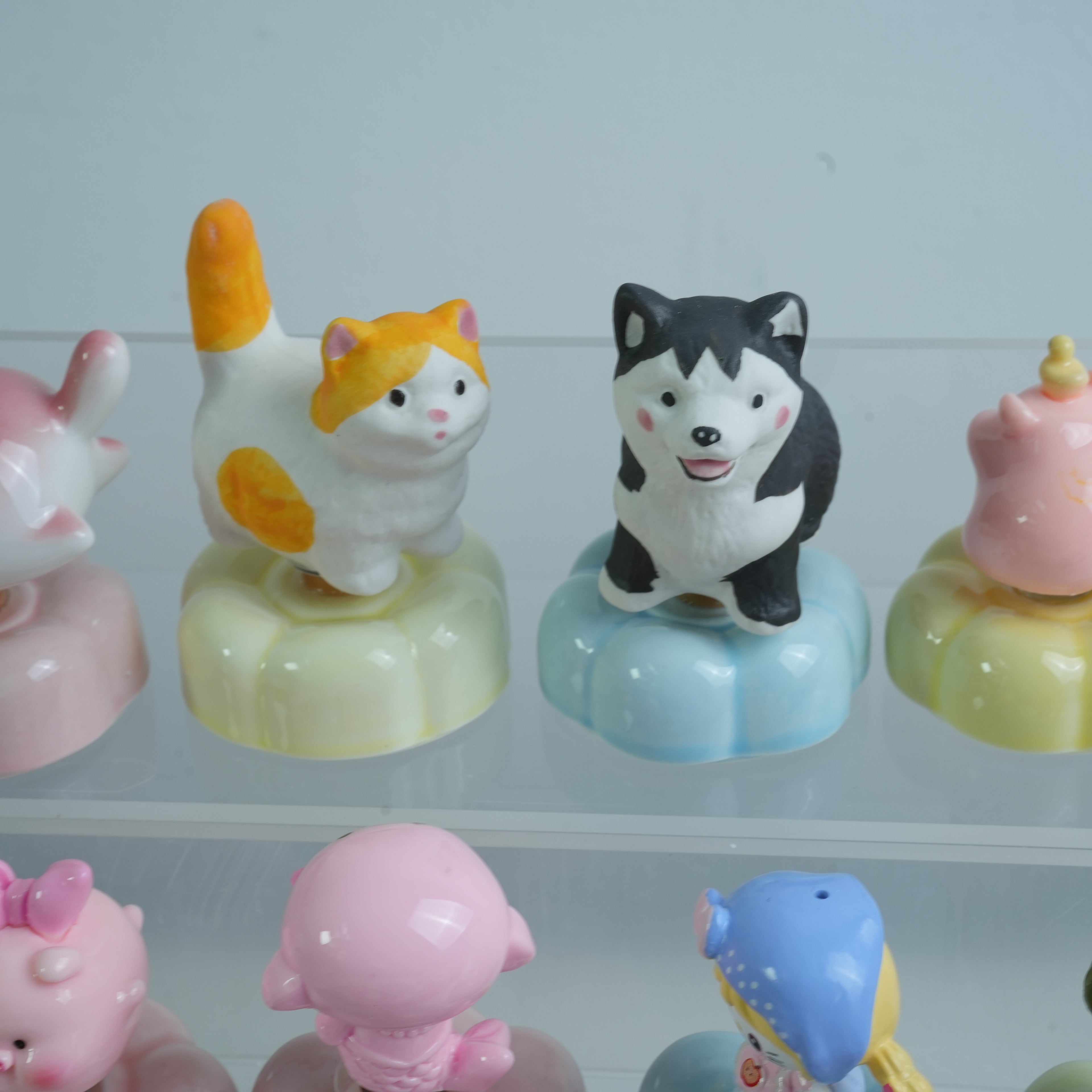 Kawaii 360° Bearing Rotating Blind Box Figures - Spin-to-Play Mini Collectible Toys