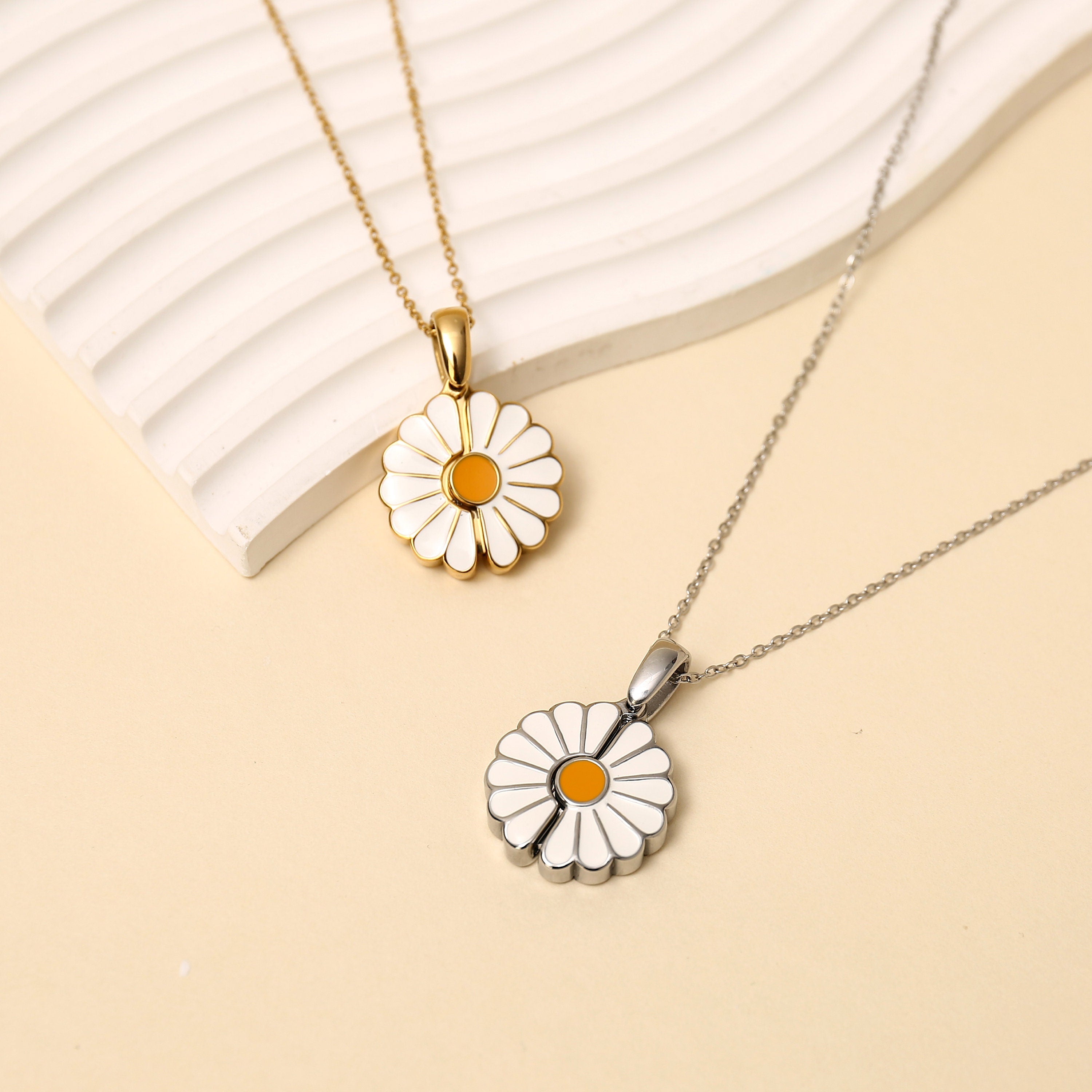 Personalized Daisy Locket Necklace – Hidden Message, Christian Gift
