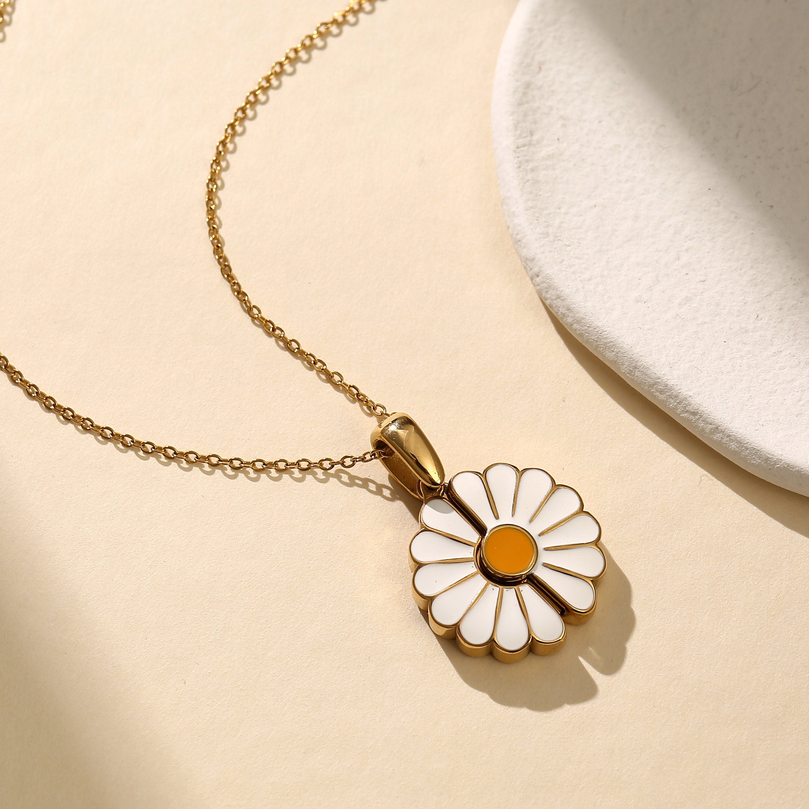 Personalized Daisy Locket Necklace – Hidden Message, Christian Gift