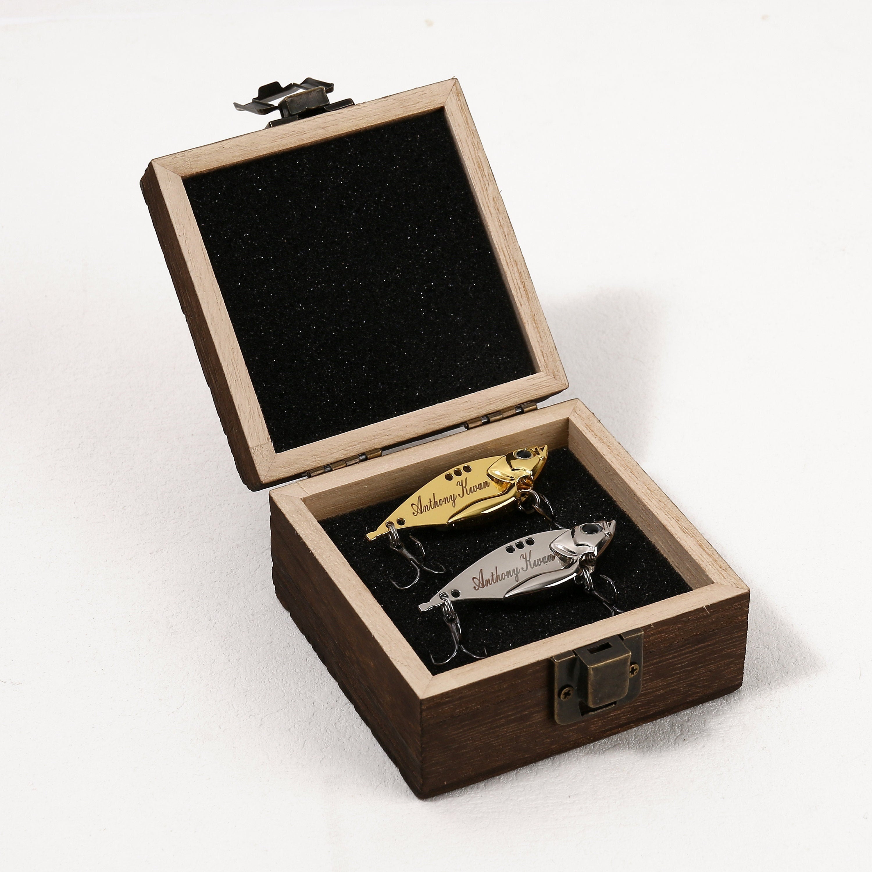Custom Laser Engraved Fishing Lure: Personalized Gift for Dad