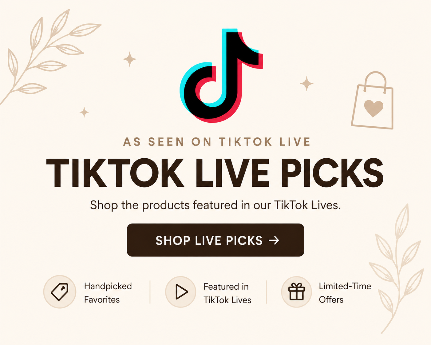 Shop products featured in The Good Corner TikTok Lives